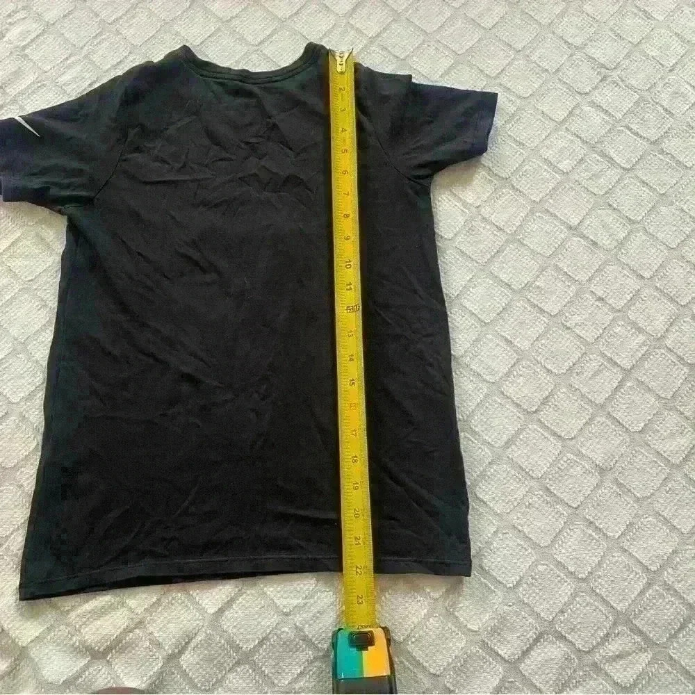Boys Nike T-shirt youth M Athletic Cut Black Dri-fit breathable “I’m All Day” - Picture 3 of 8
